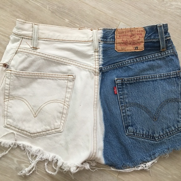 ripped levis shorts